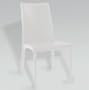 ItalModern 02404 Daisy Leather Chair Set of 2- White