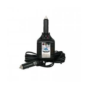 CAR TO CAR BATTERY CHARGER (Black) (7.09H x 2.76W x 10.24D) by