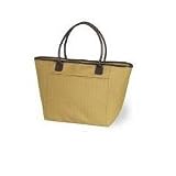 Insulated Waterproof Shoulder Tote In Natural Colors - Ideal for carrying food or wet swimsuit!