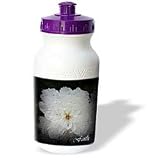 WhiteOak Photography Inspirational Floral Prints - Faith White Peony with effects - Water Bottles