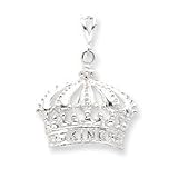 Sterling Silver Crown Charm