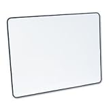 Magna Visual WOW-3648 Magna Visual White-On-White Magnetic Planning Board, Steel, 48 x 36, White/BLK