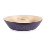 SAVE $10.00 - Core Bamboo 13-Inch Matte Finish Bamboo Chip & Dip Set, Eggplant $29.95