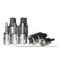 10 Pc. Hex Socket Set, Fits 3/8 and 1/2 Inch Dr., Metric.