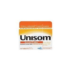 Unisom Night Time Sleep Aid Tablets – 16 Each