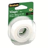 3M Scotch Magic Tape Refill, 250L, Size: 0.75 in. x 900 in - 12 Rolls