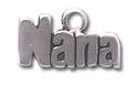 Solid Sterling Silver "Nana" Charm