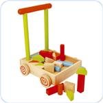Review East Coast Nursery CLWT646 / Wooden Toys - Walker with Bricks