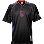 New York Mets Majestic V-Neck Impact Big and Tall Baseball Jersey