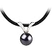 Brooke Black 7-8mm AA Freshwater Sterling Silver Pearl Pendant