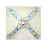 Ceiling Fan: Moon & Stars - Blue