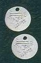 Silver Tone Loose Coins (appx 100pcs) JW101