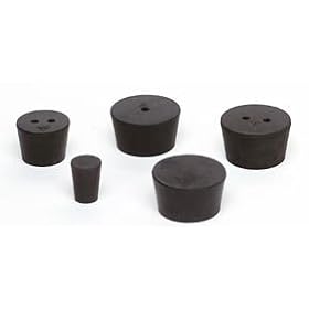 Rubber Stoppers, Solid, Stopper Size No. 3