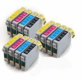 3 SETS OF T0715 ( T0711 T0712 T0713 T0714 ) Compatible Ink Cartridges for Epson Stylus SX318