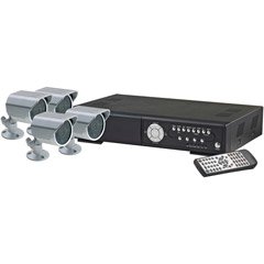 TRIPLEX DVR W/ 4 CAMERAS