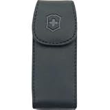 SwissArmyVictorinoxLargePocketknifeClipPouch,Leather,Black