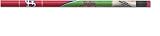 MLB St. Louis Cardinals Pencils, Set of 24 with Baseball Team Logo.