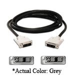 BELKIN 10FT DIGITAL DUALINK DVI MALE TO DVI MALE FLAT PANEL REPLACEMENT CABLE (Grey) (Retail)