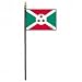 Republic of Burundi Miniature Flag