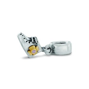 Pandora Damen-Bead  Sterling-Silber 925 Turnschuh mit rosa Zikonia KASI 79403PCZ Preisvergleich