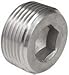 Calbrite S61000CSHP Close-Up Plug, Recessed Hex Head, 1", SS