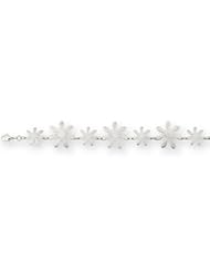 Amalfi™ Stainless Steel Flower Bracelet 08.00 Inch olished Fb322