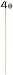 40th Celebration Candles on a Stick, Party Favor