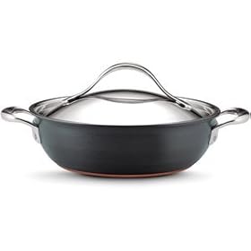 Anolon Nouvelle Copper 3-Quart Covered Casserole by 