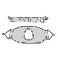 Drive Medical 13226PPolyester 2-Piece Commode Slings Seat & Back