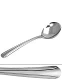 SPOON BOUILLON DOMINION, CS 2/DZ, 06-1015 WALCO STAINLESS FLATWARE