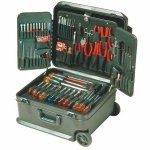 XCELITE TCMB100STW Electronics Tool Set,89 Pc, Wheeled Case