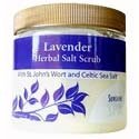 Herbal Salt Scrub, Lavender 20 oz by SunShine SPA / 23 Oz.