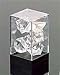 Chessex Dice: Precision-Edge Polyhedral 7-Die - Dice Set from Gamescience - Clear (Diamond)