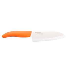 Kyocera Revolution Series 5.5-Inch Santoku Knife, Orange
