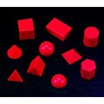 FRANK SCHAFFER PUBLICATIONS PLASTIC 3-D SHAPES10/PK 1 CUBE