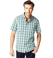 Pure Cotton Tonal Checked Shirt