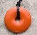 Teething Bling Pendant - Donut Shape (Coral)