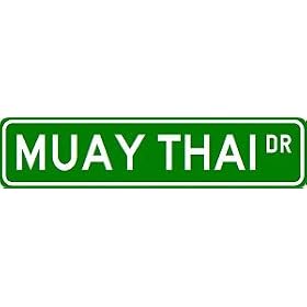 MUAY THAI Street Sign - Sport Sign - High Quality Aluminum Street Sign