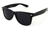 Sunglasses Wayfarer Style Black Frame Dark Lens