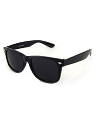 Sunglasses Wayfarer Style Black Frame Dark Lens by UrbanSpecs