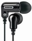 Shure SCL3 Sound Isolating Earphones with Single Wideband MicroSpeakers, Black