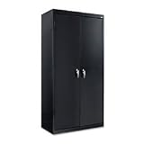 21yOzyYMSkL. SL160  ALERA Assembled Wardrobe, 1 Fixed/3 Adjustable Shelves, 36 x 18 x 72, Black