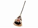 Reisigbesen mit Beleuchtung "Broom Pumpkin"