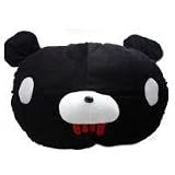 Gloomy Bear Blood Stained Big Pillow Cushion - Black