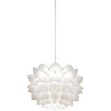Possini Euro White Flower 19 1/2
