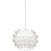 Possini Euro White Flower 19 1/2 Wide Pendant Chandelier