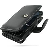 PDair Leather Case for Microsoft Zune HD - Book Type (Black)