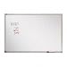 Quartet Standard Melamine Classroom Whiteboard, 4 x 6 Feet, Hanging System and Kit Included, Aluminum Frame (EMA406)