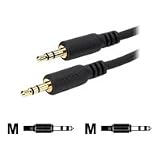 Belkin Mini-Stereo Audio Cable - Audio cable - mini-phone stereo 3.5 mm (M) - mini-phone stereo 3.5 mm (M) - 6 ft
