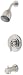 Tools & Hardware : Price Pfister 808NK00 Contempra Single-Handle Tub and Shower Faucet, Brushed Nickel